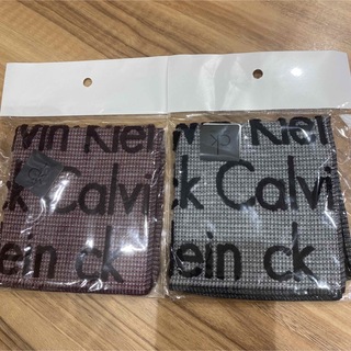 シーケーカルバンクライン(ck Calvin Klein)のカルバンクライン　タオルハンカチ　２枚　新品未使用(ハンカチ/ポケットチーフ)