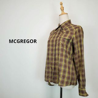 マックレガー(McGREGOR)のマックレガーMCGREGORチェック柄11サイズ長袖シャツ(シャツ/ブラウス(長袖/七分))