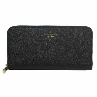 ケイトスペードニューヨーク(kate spade new york)の【新品】【ギフトBOX付き】 ケイトスペード 財布 KE443 長財布 kate spade グリマー ボックスド グリッター ミックスド マテリアル ラージ コンチネンタルウォレット ラウンドファスナー アウトレット レディース(財布)