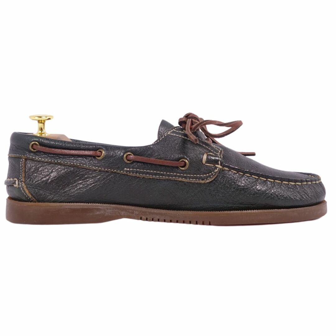 Paraboot(パラブーツ)のパラブーツ PARABOOT ローファー モカシン デッキシューズ レザー シューズ メンズ 7.5(26cm相当) ダークブラウン メンズの靴/シューズ(デッキシューズ)の商品写真