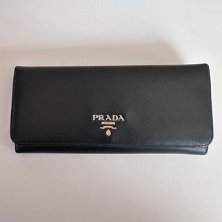 プラダ(PRADA)のPRADA プラダ 財布 サフィアーノ ブラック(財布)