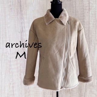 アルシーヴ(archives)のarchives アウター ムートン ライダース Mサイズ / USED(ムートンコート)