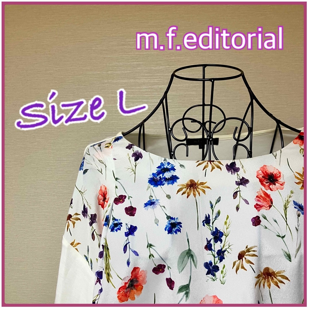 m.f.editorial 花柄ブラウス | フリマアプリ ラクマ