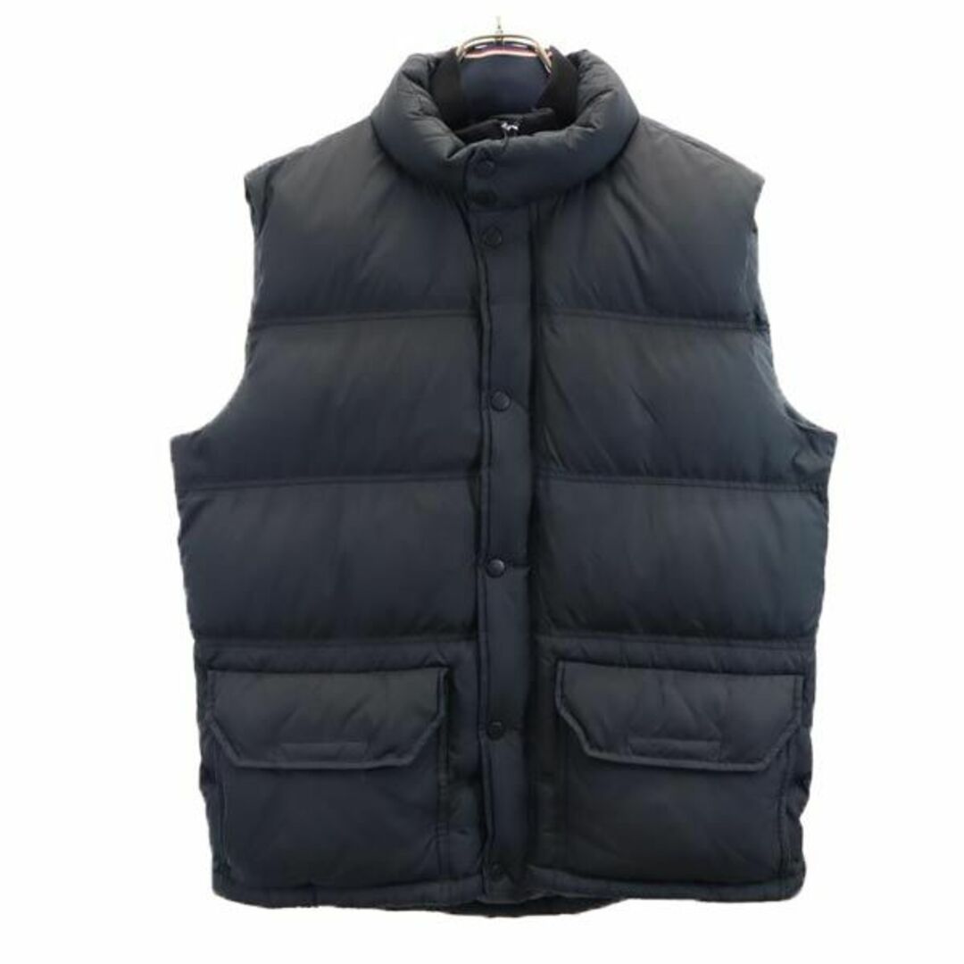 TOMMY HILFIGER(トミーヒルフィガー)のトミーヒルフィガー ダウンベスト XL 黒 TOMMY HILFIGER メンズ 古着 【231225】 メンズのジャケット/アウター(ダウンベスト)の商品写真