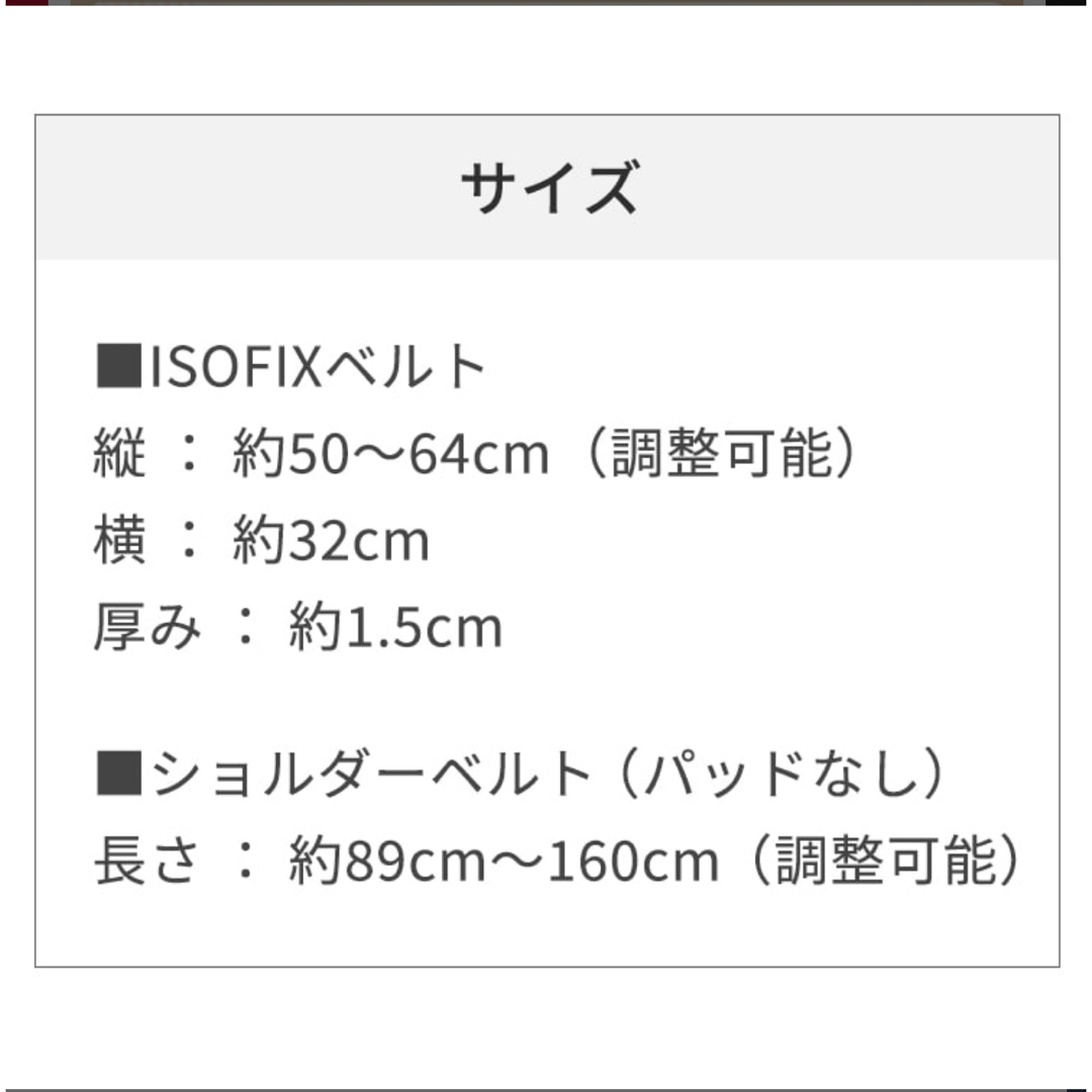 AIRBUGGY(エアバギー)のAIRBUGGYオリジナル 車載ベルトセット（パッドなし） その他のペット用品(犬)の商品写真