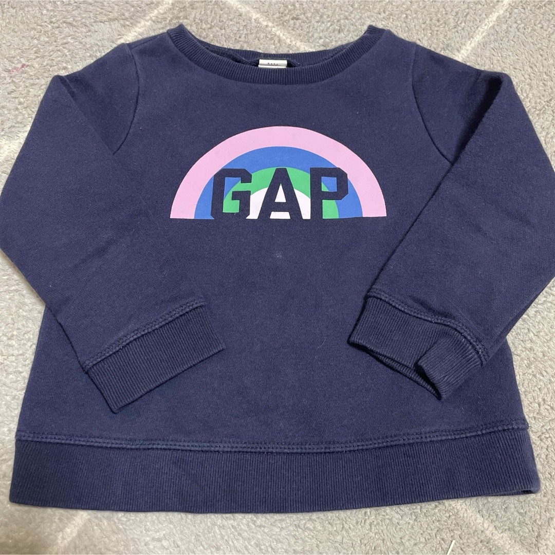 ＊GAP＊＊ANAP kids＊100sizeトレーナー　２枚set キッズ/ベビー/マタニティのキッズ服男の子用(90cm~)(Tシャツ/カットソー)の商品写真