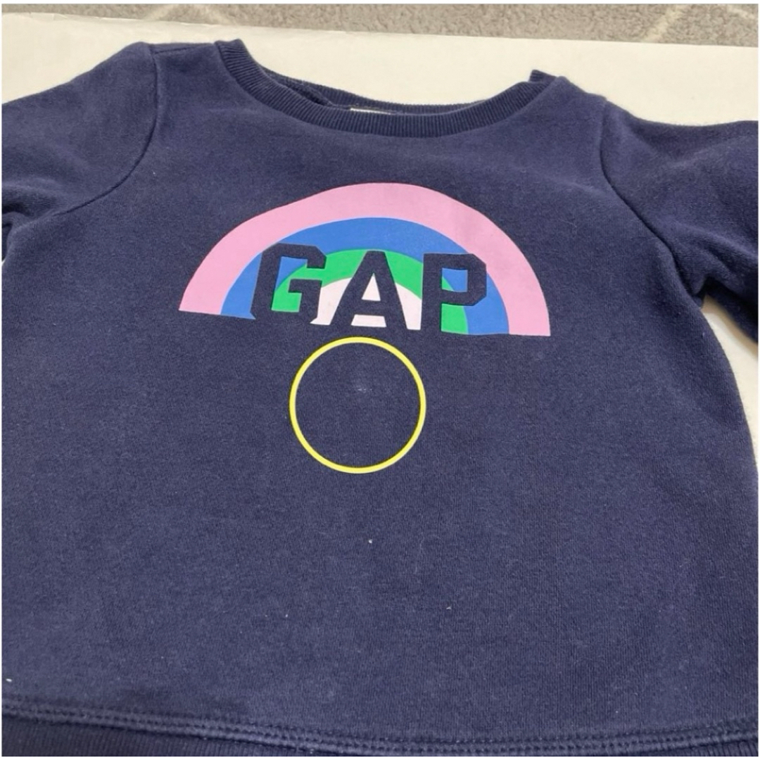 ＊GAP＊＊ANAP kids＊100sizeトレーナー　２枚set キッズ/ベビー/マタニティのキッズ服男の子用(90cm~)(Tシャツ/カットソー)の商品写真