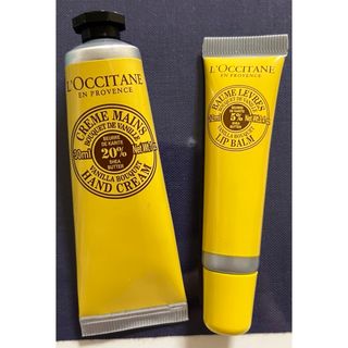 ロクシタン(L'OCCITANE)のロクシタン☆ハンドクリーム＆リップバーム☆バニラ(ハンドクリーム)