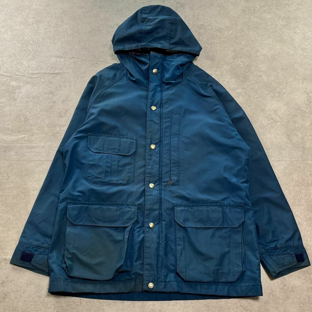 WOOLRICH(ウールリッチ)の90s　USA製　ウールリッチ　マウンテンパーカー　古着　ネイビー　レディースL レディースのジャケット/アウター(その他)の商品写真