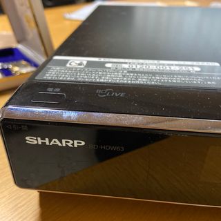 アクオス(AQUOS)のSHARP AQUOS ブルーレイ レコーダー　BD-HDW63ダブルチューナー(ブルーレイレコーダー)