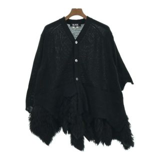 ブラックコムデギャルソン(BLACK COMME des GARCONS)のBLACK COMME des GARCONS カーディガン S 黒 【古着】【中古】(カーディガン)