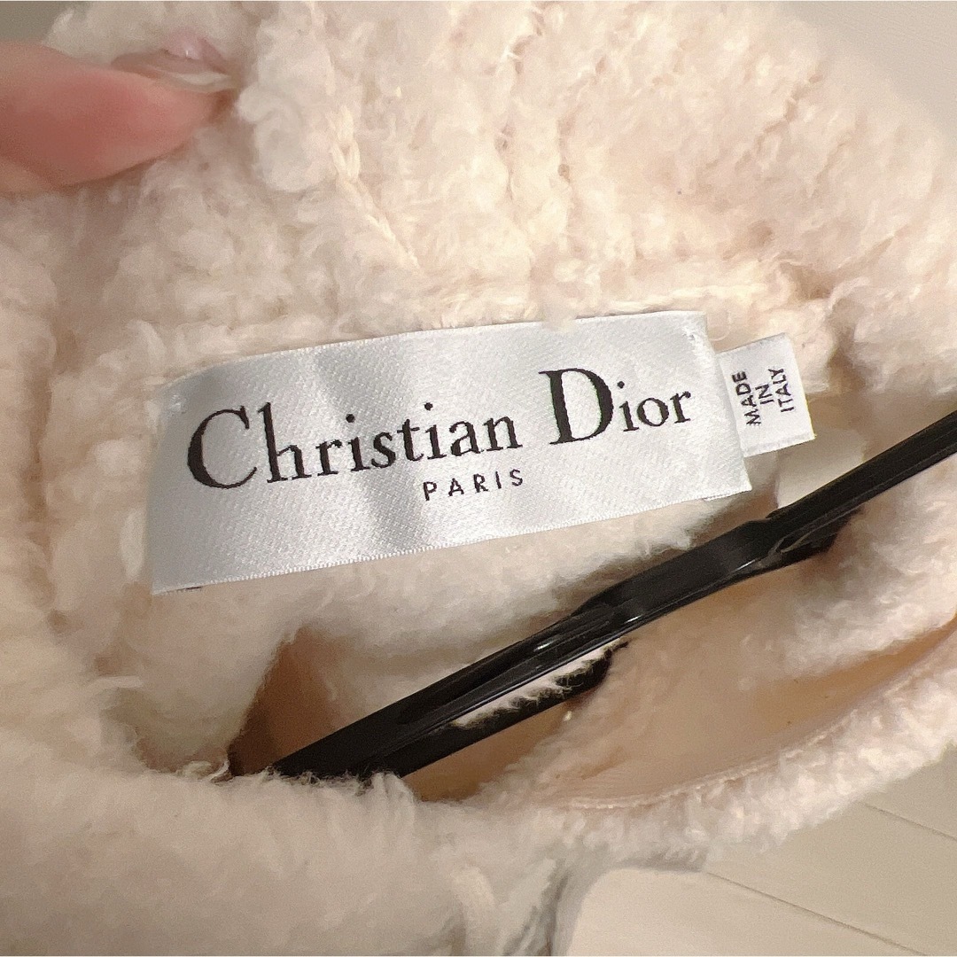 Christian Dior(クリスチャンディオール)のDior ディオール フード付きフリースポンチョ XS レディースのジャケット/アウター(ポンチョ)の商品写真