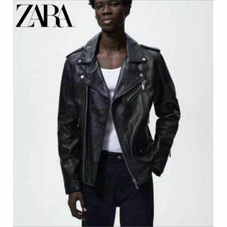 超美品　zara 革ジャケット