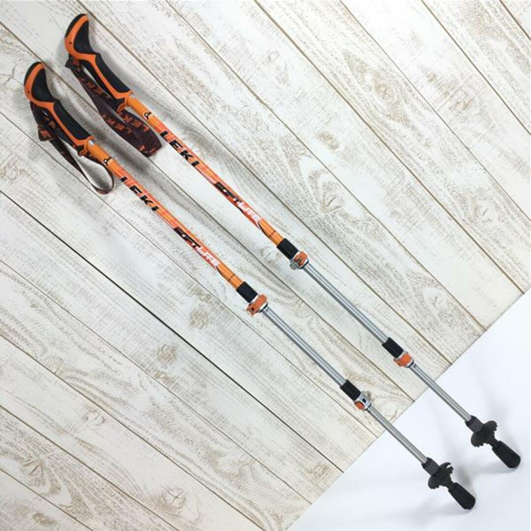 130  レキ SPD2 ソフトライト SPD2 Softlite アンチショック トレッキングポール 2本組 LEKI 1300348 オレンジ系130