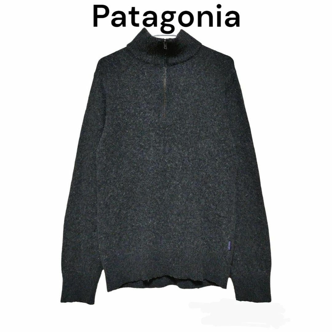 patagonia(パタゴニア)のPatagonia パタゴニア　ニット　セーター　ハーフジップ　古着 メンズのトップス(ニット/セーター)の商品写真