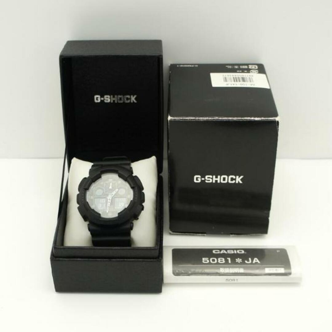 <br>CASIO カシオ/G-SHOCK アナデジ/GA-100-1A1JF/G-SHOCK/ABランク/09時計