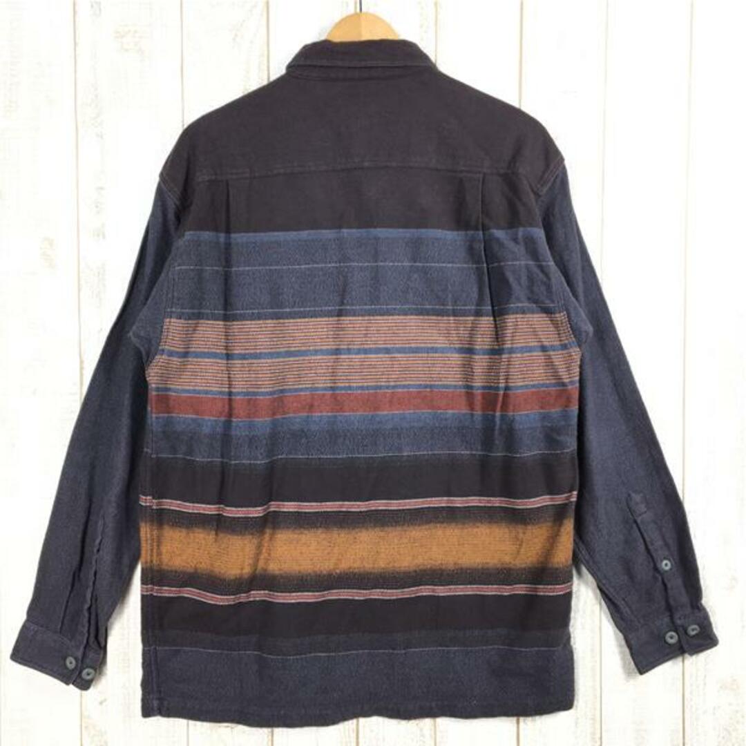 patagonia(パタゴニア)のMENs M  パタゴニア 2002 ヘビー フランネル シャツ Heavy Flannel Shirt ネルシャツ オーロラボレアリス：マンダリン 生産終了モデル 希少柄 希少カラー 入手困難 PATAGONIA 53866 Aurora Borealis: Mandarin ブラウン系 メンズのメンズ その他(その他)の商品写真