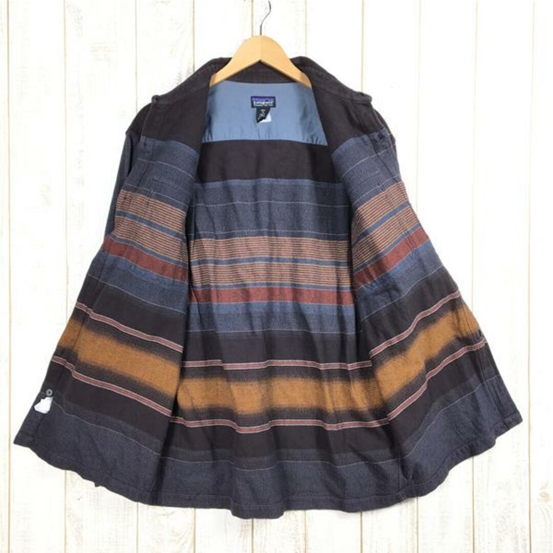 patagonia(パタゴニア)のMENs M  パタゴニア 2002 ヘビー フランネル シャツ Heavy Flannel Shirt ネルシャツ オーロラボレアリス：マンダリン 生産終了モデル 希少柄 希少カラー 入手困難 PATAGONIA 53866 Aurora Borealis: Mandarin ブラウン系 メンズのメンズ その他(その他)の商品写真