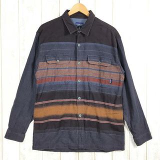 パタゴニア(patagonia)のMENs M  パタゴニア 2002 ヘビー フランネル シャツ Heavy Flannel Shirt ネルシャツ オーロラボレアリス：マンダリン 生産終了モデル 希少柄 希少カラー 入手困難 PATAGONIA 53866 Aurora Borealis: Mandarin ブラウン系(その他)