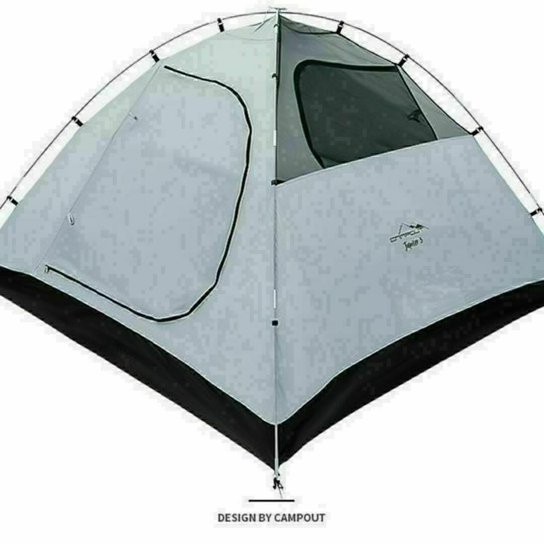 アウトドア キャンピング テント 旅行用品 防風 防水 2-3人用 UVカット