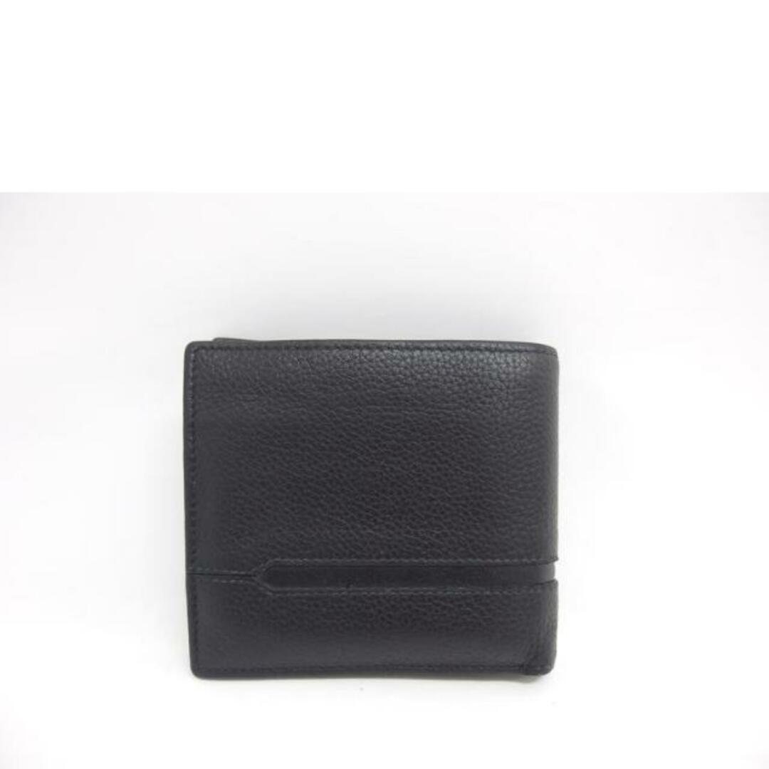 BVLGARI ブルガリ カーフレザー コンパクトウォレット/オクト/二 BVLGARI ブルガリ カーフレザー コンパクトウォレット/オクト/二