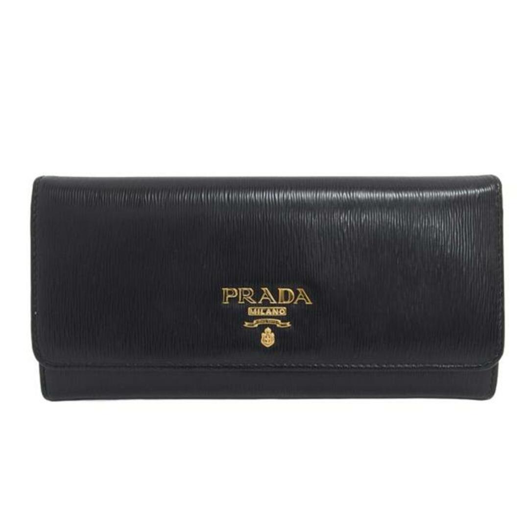 <br>PRADA プラダ/Wホック/二つ折り長財布/ブラック/1M1132/234/ブランドバック/ABランク/04レディース