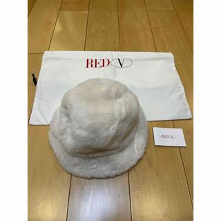 5/31迄☆red valentino fur hat white s(ハット)