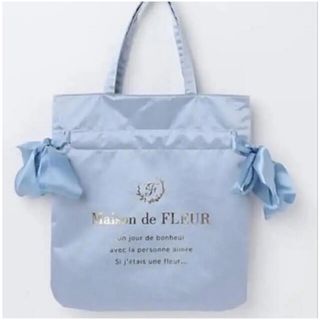 メゾンドフルール(Maison de FLEUR)のMaison de FLEUR  トートバッグ ブルー(トートバッグ)