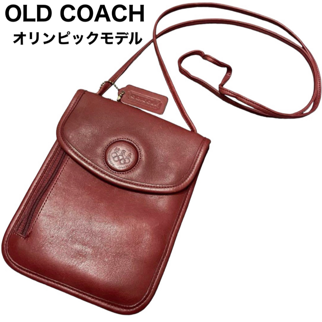 ショルダーバッグOLD COACH ミニショルダーバッグ　オリンピック　クロスボディ　サコッシュ