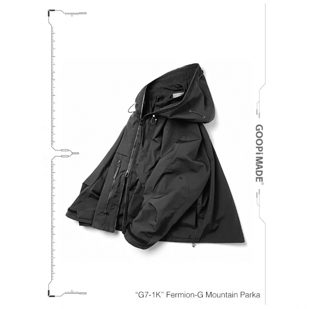 GOOPiMADE G7-1K Mountain Jacket black 2 メンズのジャケット/アウター(マウンテンパーカー)の商品写真