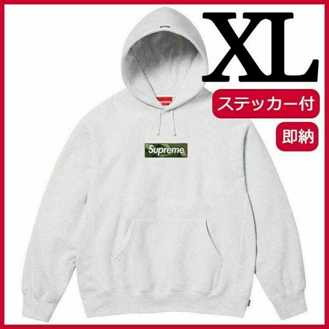 XL Supreme Box Logo Hooded Sweatshirt状態