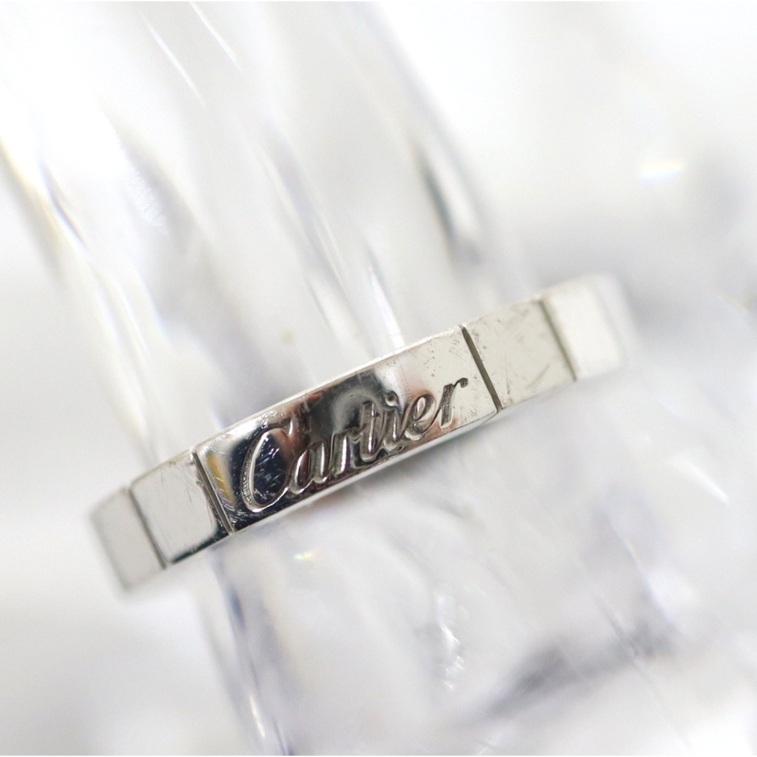 【Cartier】カルティエ ラニエールリング 750WG 6号 5.4g/kt09118hm レディースのアクセサリー(リング(指輪))の商品写真