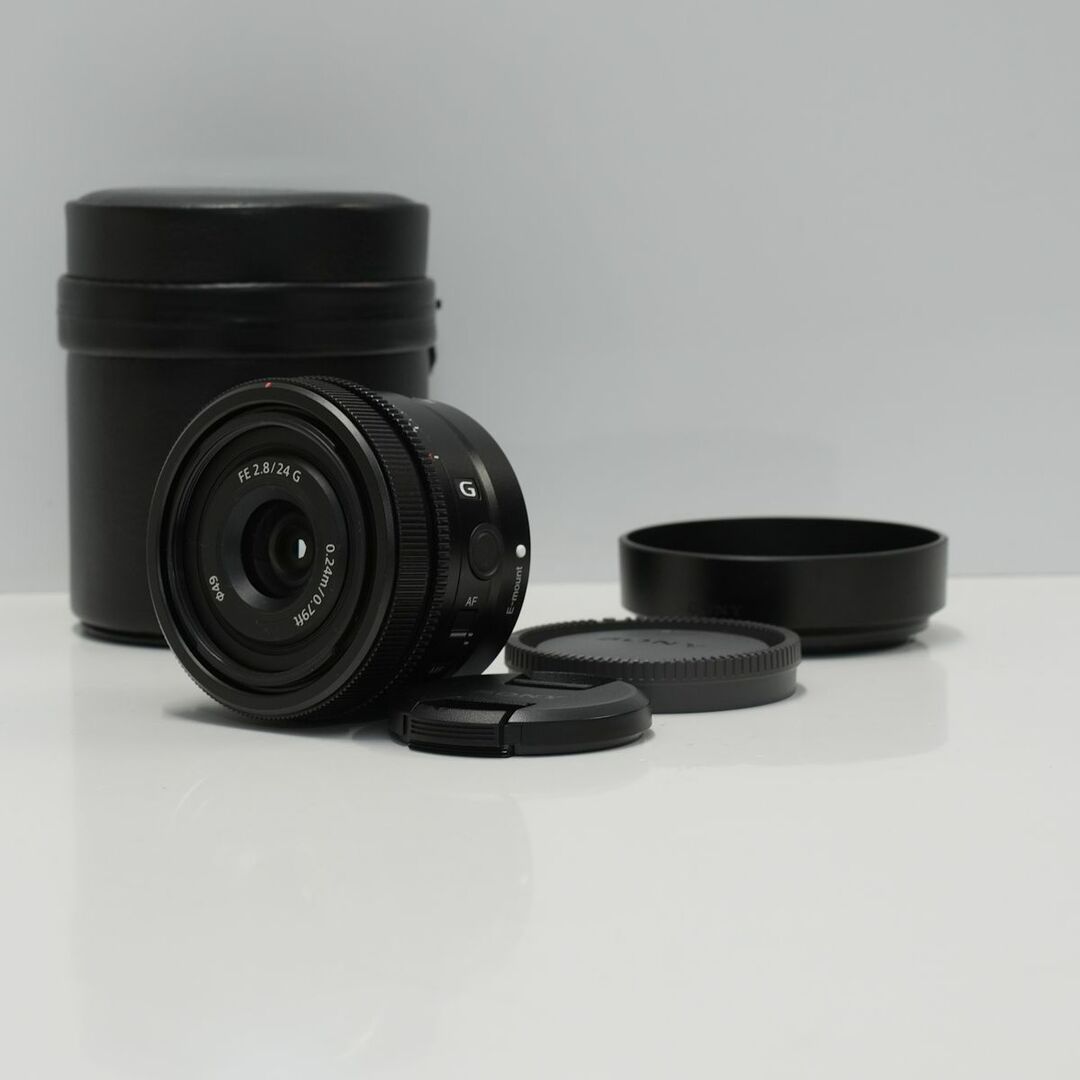 SEL24F18G SONY デジタル一眼α用レンズ USED超美品 FE 24mm F2.8 G 広角 単焦点 フルサイズ 完動品  CP55197枚フィルター径