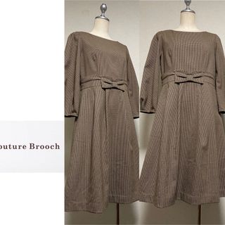 クチュールブローチ(Couture Brooch)のcouturebrooch千鳥格子ワンピース　ワールド(ひざ丈ワンピース)