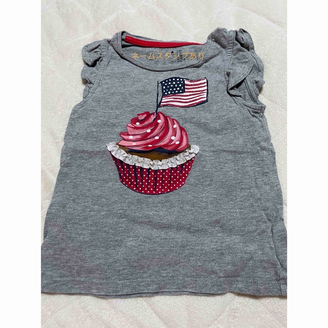 babyGAP(ベビーギャップ)のbaby GUPノースリーブ 2枚 110 キッズ/ベビー/マタニティのキッズ服女の子用(90cm~)(Tシャツ/カットソー)の商品写真