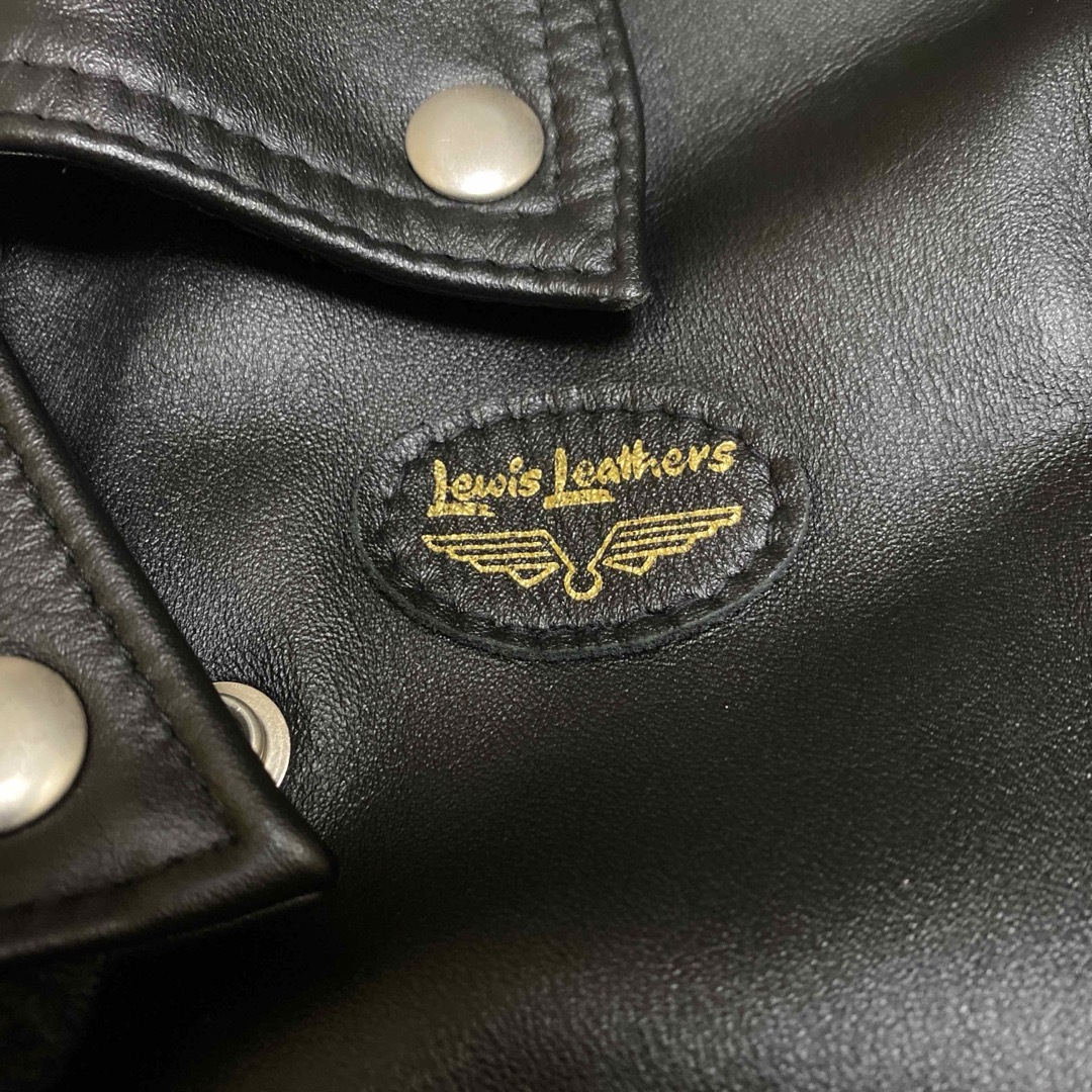Lewis Leathers(ルイスレザー)のルイスレザー schott vanson サイクロン ライトニング 36 メンズのジャケット/アウター(レザージャケット)の商品写真