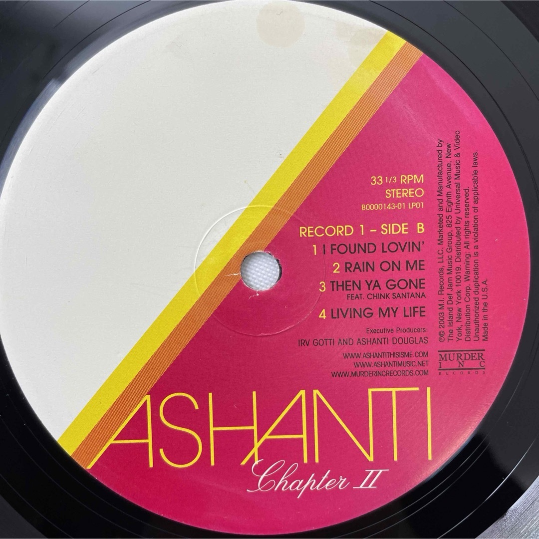 Ashanti / Chapter II【2LP】 エンタメ/ホビーのCD(R&B/ソウル)の商品写真