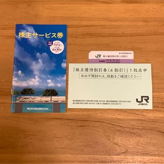 JR東日本株主優待券 ４割引き +サービス券(その他)