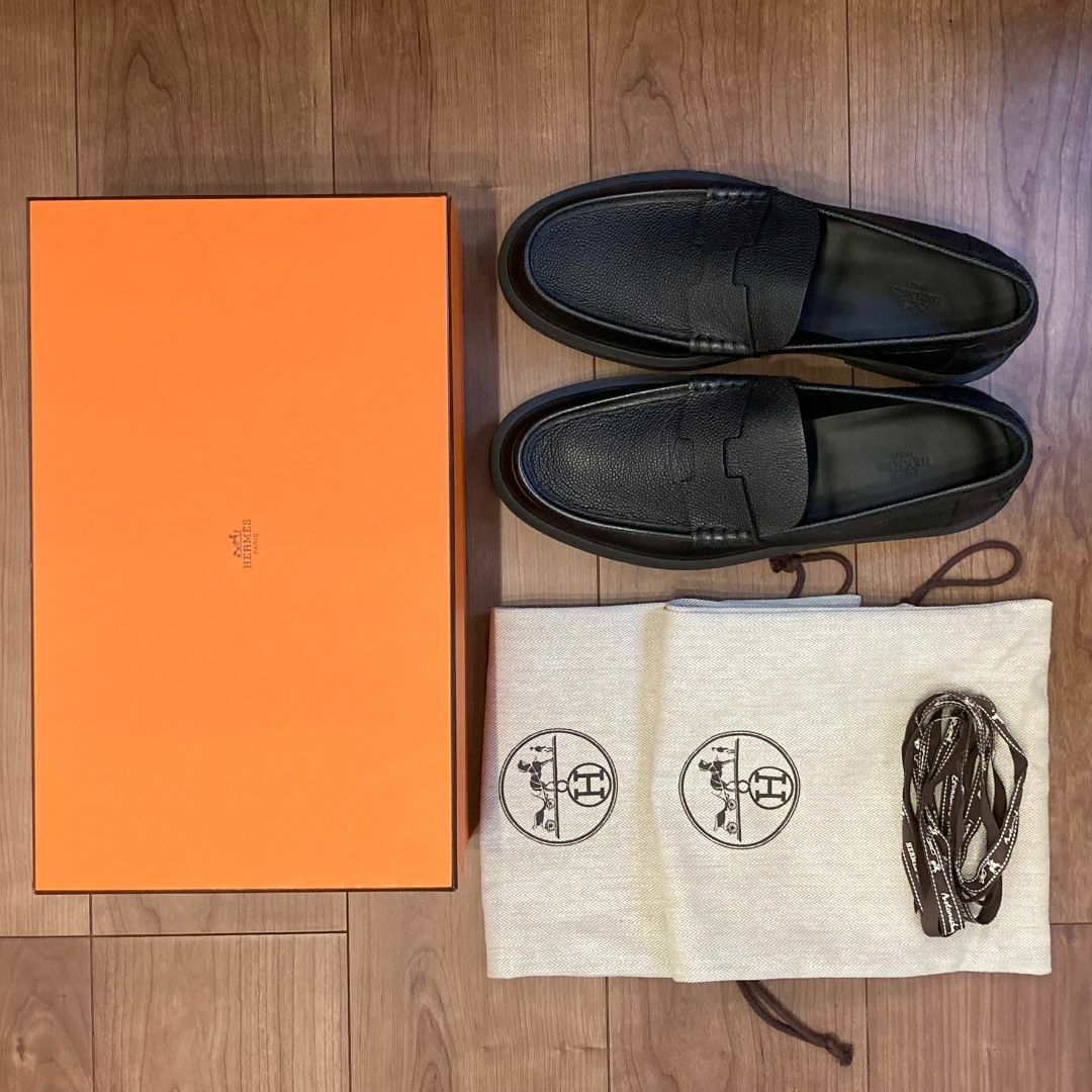 新品 エルメス HERMES ギヨーム GUILLAUME モカシン ローファー 新品 エルメス HERMES ギヨーム GUILLAUME モカシン ローファー