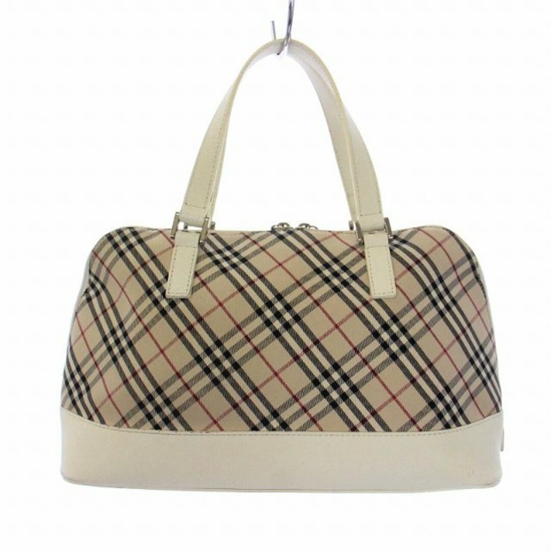 BURBERRY(バーバリー)のバーバリー ノバチェック ボストンバッグ ハンドバッグ ベージュ レディースのバッグ(ハンドバッグ)の商品写真