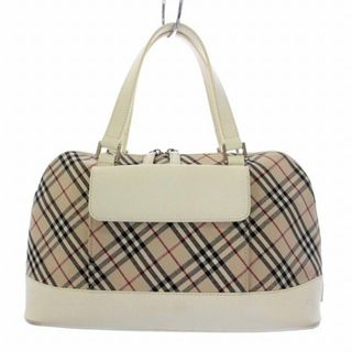 バーバリー(BURBERRY)のバーバリー ノバチェック ボストンバッグ ハンドバッグ ベージュ(ハンドバッグ)