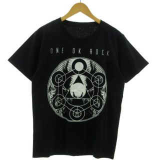 アザー(other)のONE OK ROCK Tシャツ 半袖 プリント コットン混 ブラック 黒 L(その他)