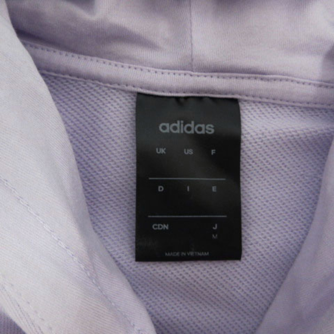 adidas(アディダス)のアディダス リニアロゴ プルオーバー パーカー FM6438 パープル系 M スポーツ/アウトドアのスポーツ/アウトドア その他(その他)の商品写真