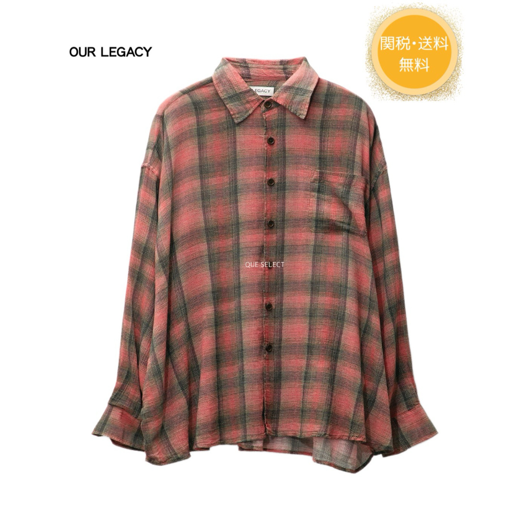 selectの商品即完品　新品未使用　23SS OUR LEGACY BORROWED SHIRT