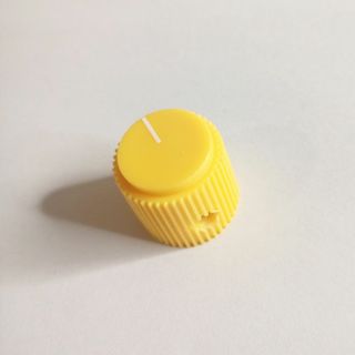 リッペルノブ　おしゃれ質感　黄色　Yellow 6.35mm(エフェクター)