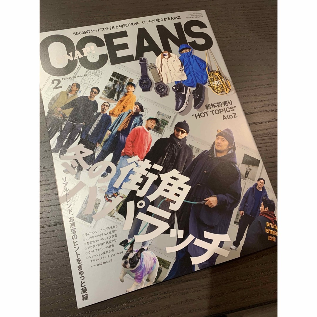 LIGHT HOUSE(ライトハウス)のOCEANS (オーシャンズ) 2024年 02月号 [雑誌] エンタメ/ホビーの本(アート/エンタメ)の商品写真