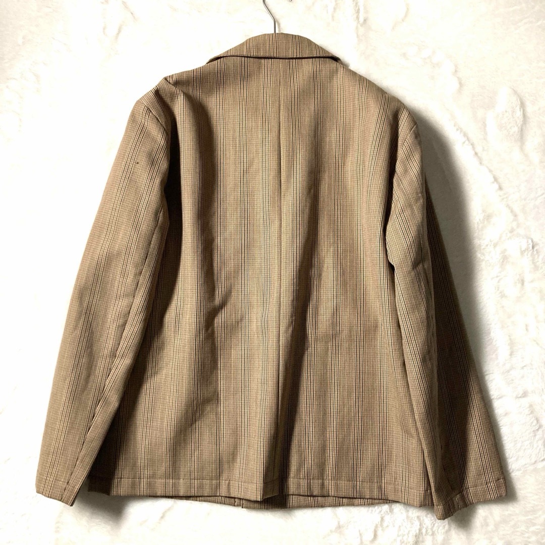 Calvin Klein(カルバンクライン)の古着 カルバンクライン ジャケット グレンチェック 裏地起毛 キルティング メンズのジャケット/アウター(テーラードジャケット)の商品写真