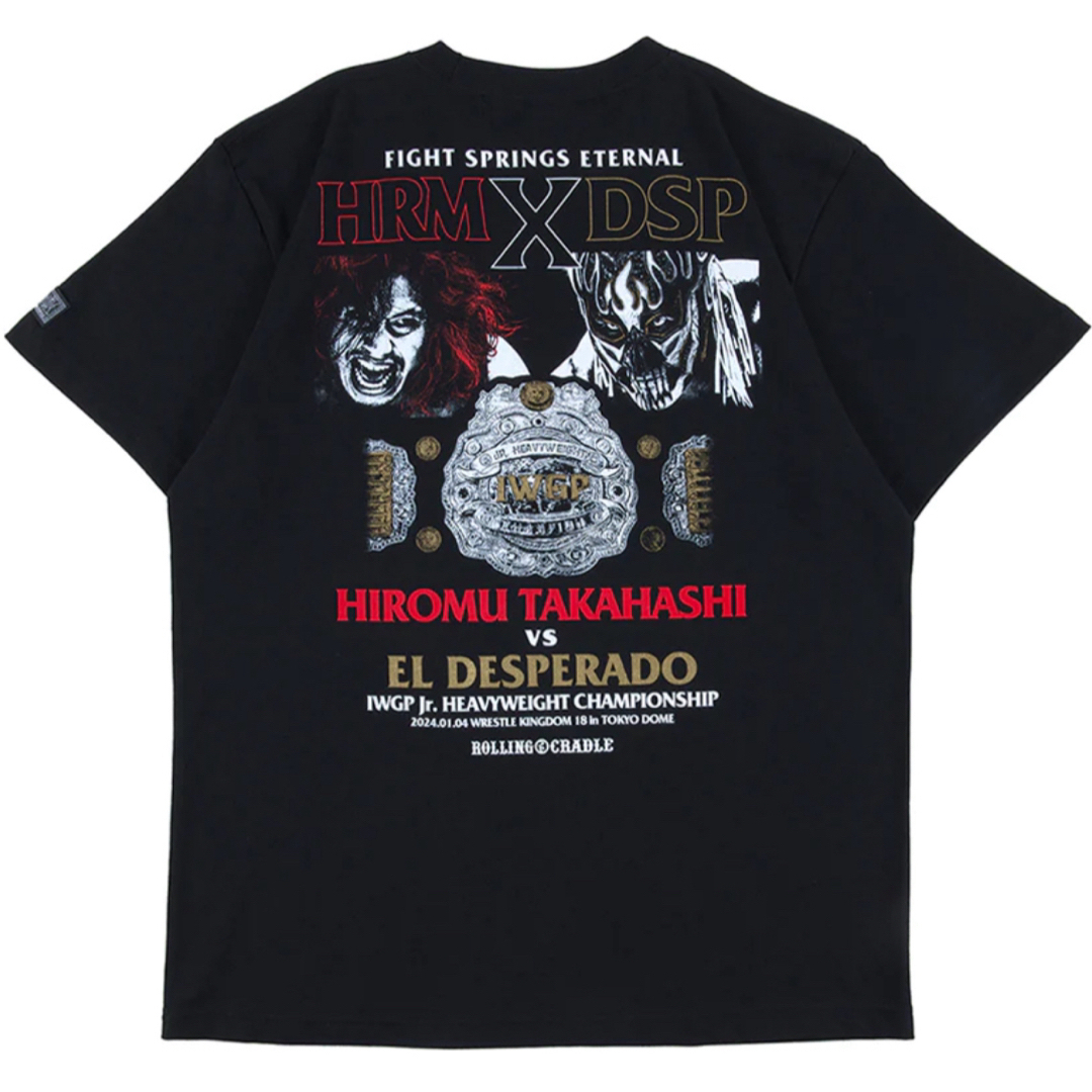 ROLLING CRADLE(ローリングクレイドル)のエル・デスペラード 新日本プロレス Tシャツ 高橋ヒロム ローリング・クレイドル メンズのトップス(Tシャツ/カットソー(半袖/袖なし))の商品写真