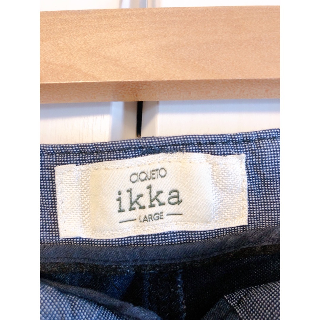 ikka デニム調 パンツ メンズのパンツ(チノパン)の商品写真