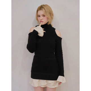 andmary Demi knit mini dressの通販 by t☆｜ラクマ